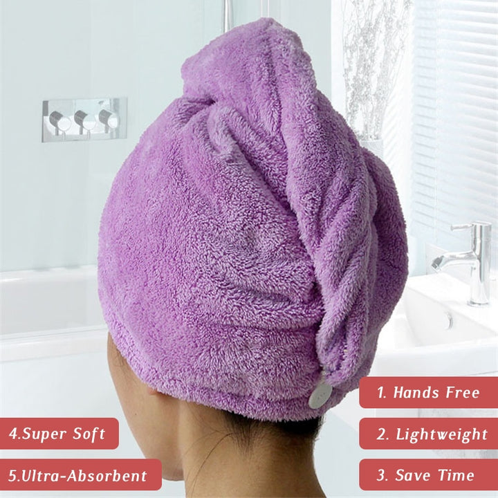 Microfiber hair towel